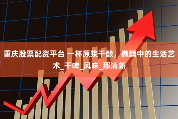重庆股票配资平台 一杯原浆干酿，微醺中的生活艺术_干啤_风味_那清新